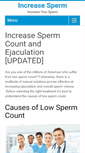 Mobile Screenshot of increase-sperm.org
